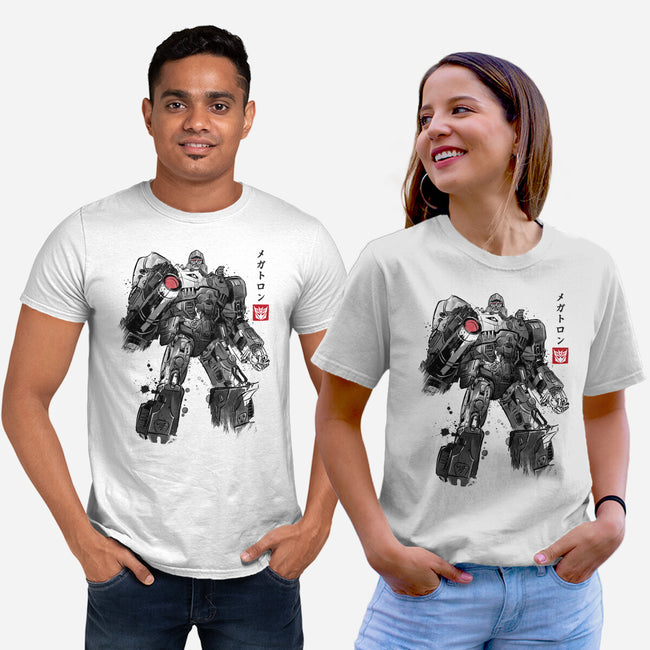 Tyrannical Leader Sumi-e-Unisex-Basic-Tee-DrMonekers