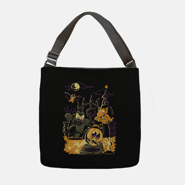 Jigging Into Madness-None-Adjustable Tote-Bag-Henrique Torres