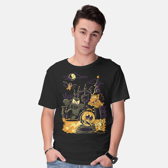 Jigging Into Madness-Mens-Basic-Tee-Henrique Torres