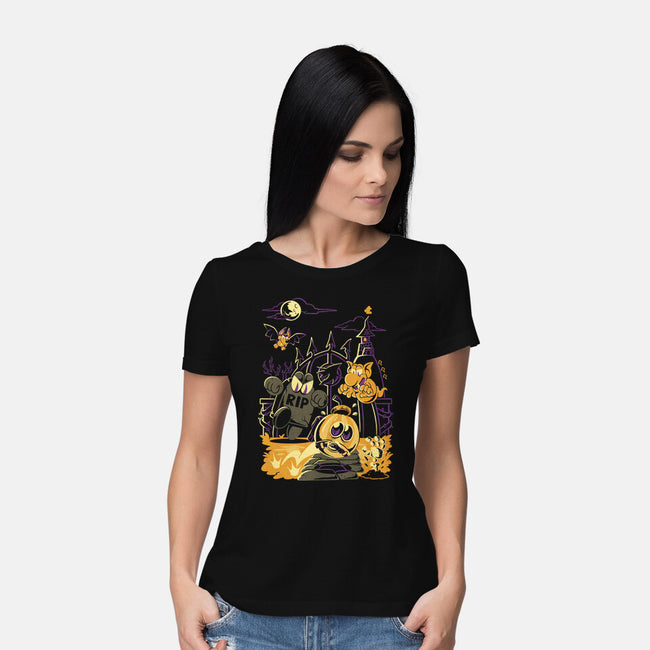 Jigging Into Madness-Womens-Basic-Tee-Henrique Torres