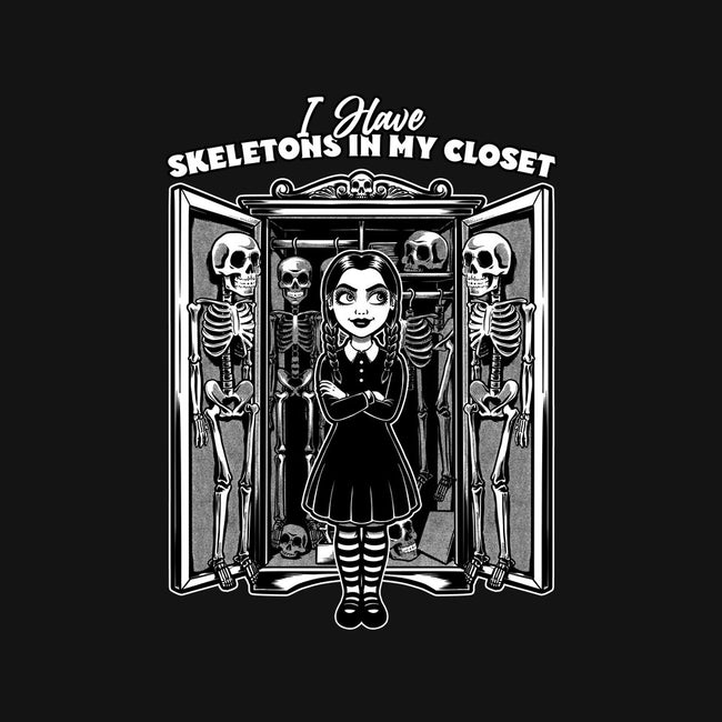 Skeleton Closet-Womens-Fitted-Tee-Studio Mootant