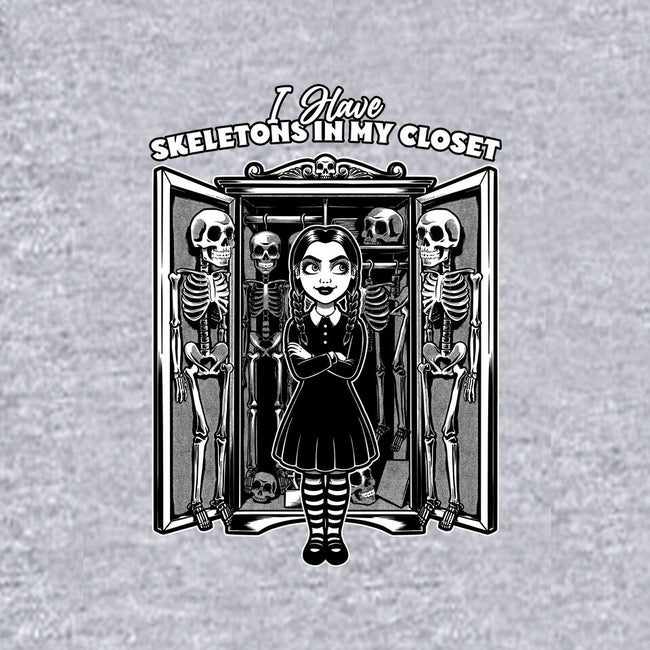 Skeleton Closet-Womens-V-Neck-Tee-Studio Mootant