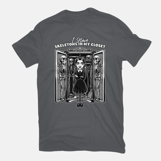 Skeleton Closet-Unisex-Basic-Tee-Studio Mootant