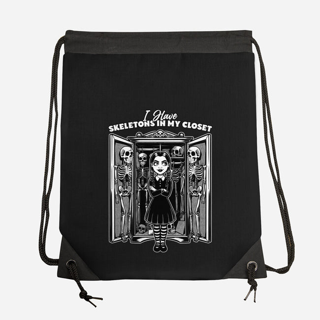 Skeleton Closet-None-Drawstring-Bag-Studio Mootant