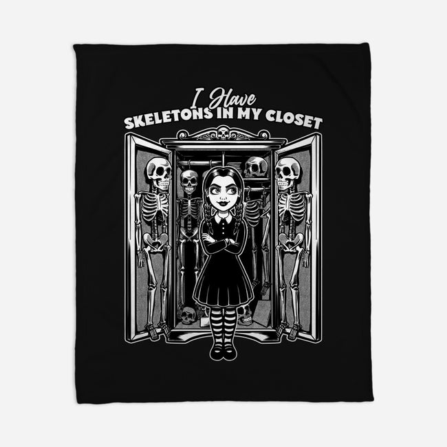 Skeleton Closet-None-Fleece-Blanket-Studio Mootant