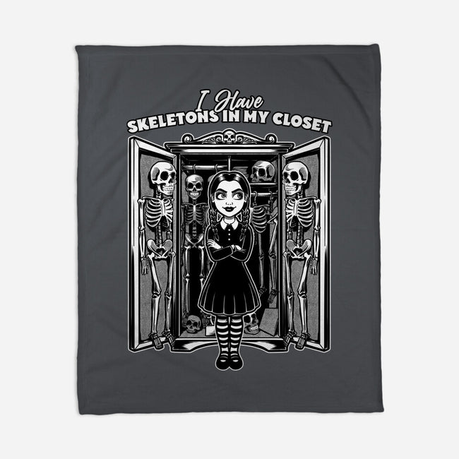 Skeleton Closet-None-Fleece-Blanket-Studio Mootant