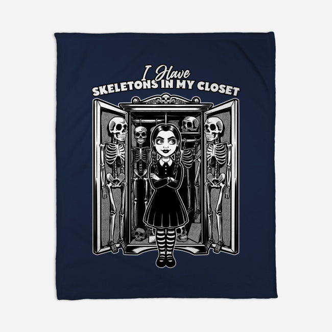 Skeleton Closet-None-Fleece-Blanket-Studio Mootant