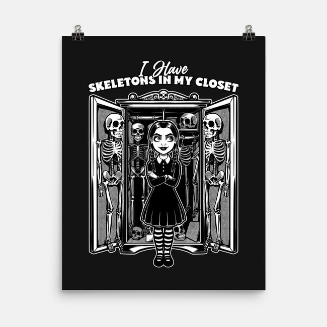 Skeleton Closet-None-Matte-Poster-Studio Mootant