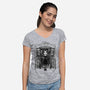 Skeleton Closet-Womens-V-Neck-Tee-Studio Mootant