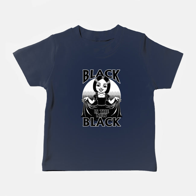 New Black Goth Dress-Baby-Basic-Tee-Studio Mootant