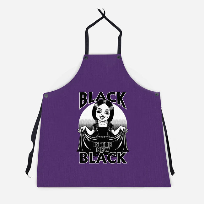 New Black Goth Dress-Unisex-Kitchen-Apron-Studio Mootant