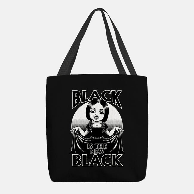 New Black Goth Dress-None-Basic Tote-Bag-Studio Mootant