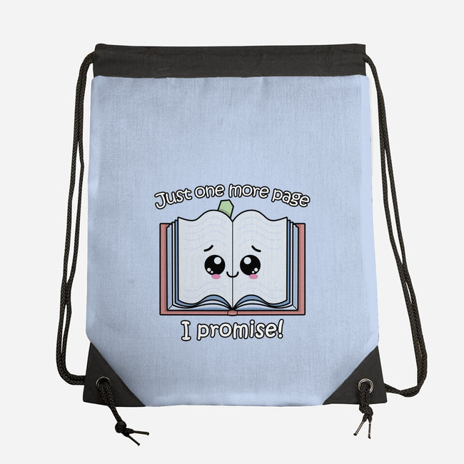 Just One More Page-None-Drawstring-Bag-NMdesign