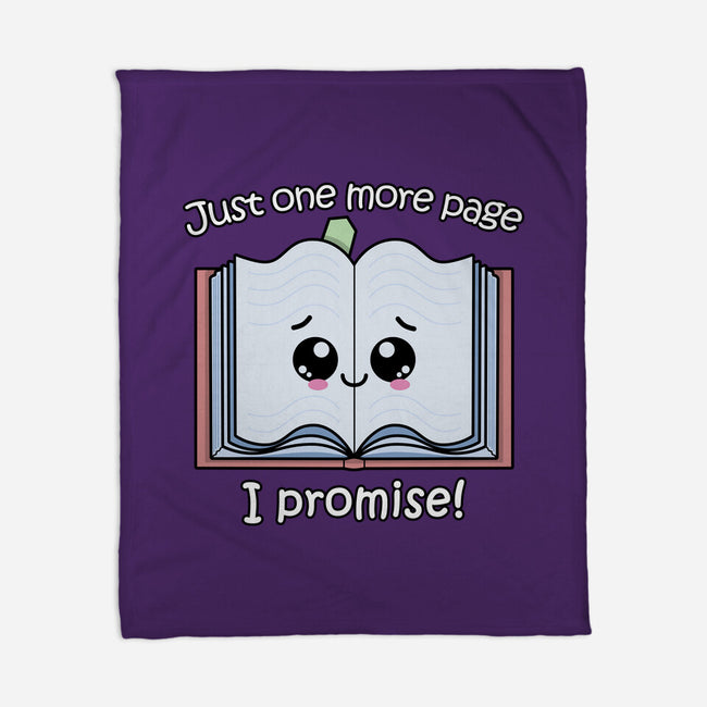 Just One More Page-None-Fleece-Blanket-NMdesign