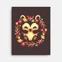 Cute Autumn Hedgehog-None-Stretched-Canvas-NemiMakeit