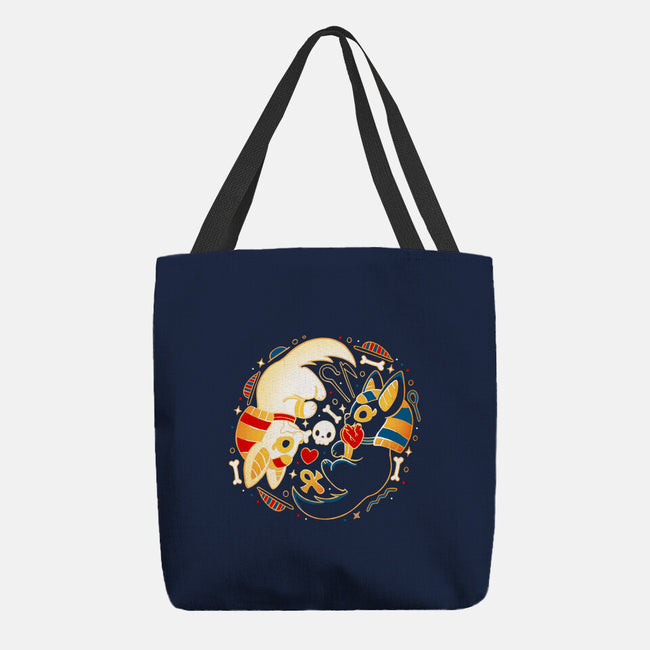 Egyptian Dogs-None-Basic Tote-Bag-Vallina84