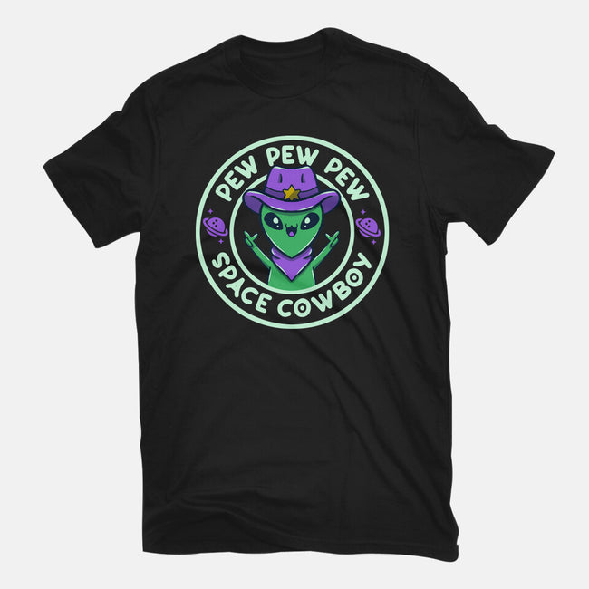 Pew Pew Space Cowboy-Youth-Basic-Tee-tobefonseca