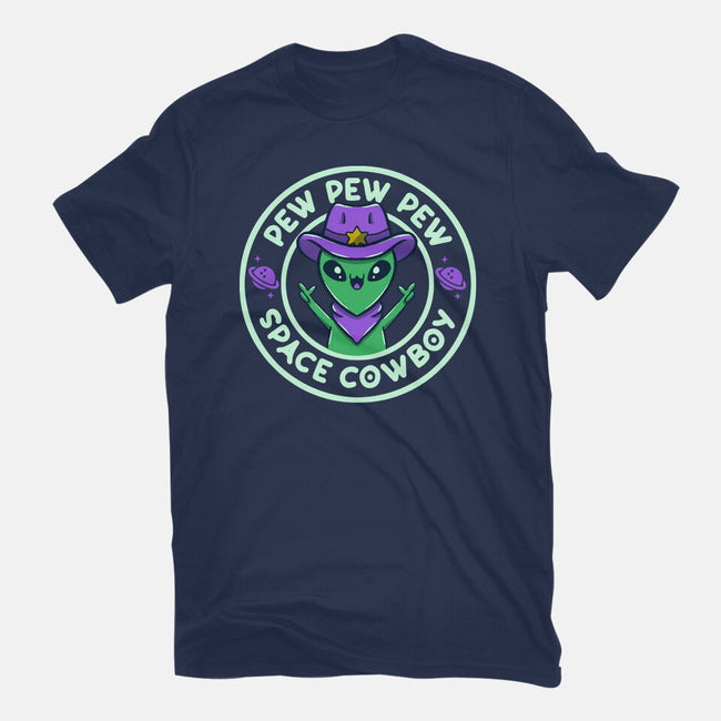 Pew Pew Space Cowboy-Womens-Basic-Tee-tobefonseca