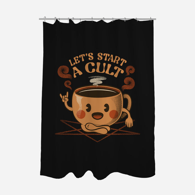 Let's Start A Cult-None-Polyester-Shower Curtain-tobefonseca