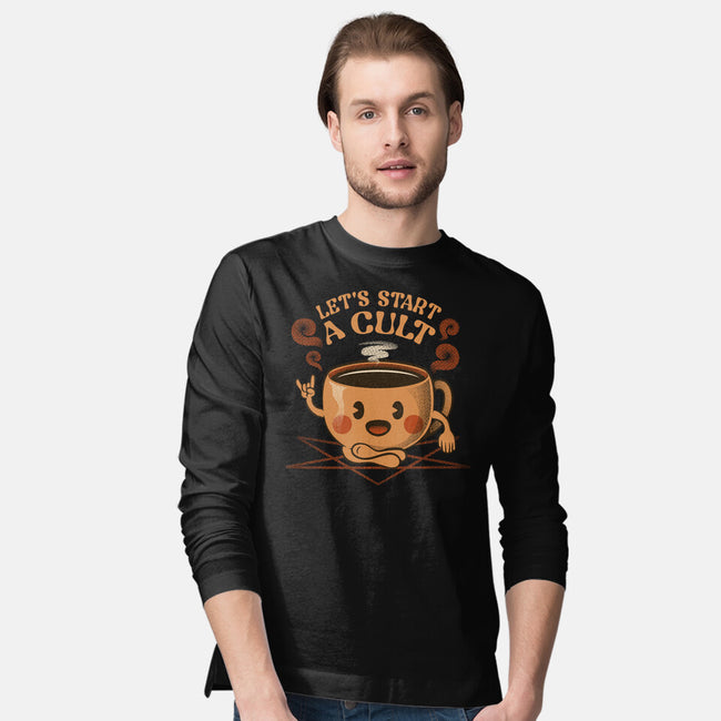 Let's Start A Cult-Mens-Long Sleeved-Tee-tobefonseca