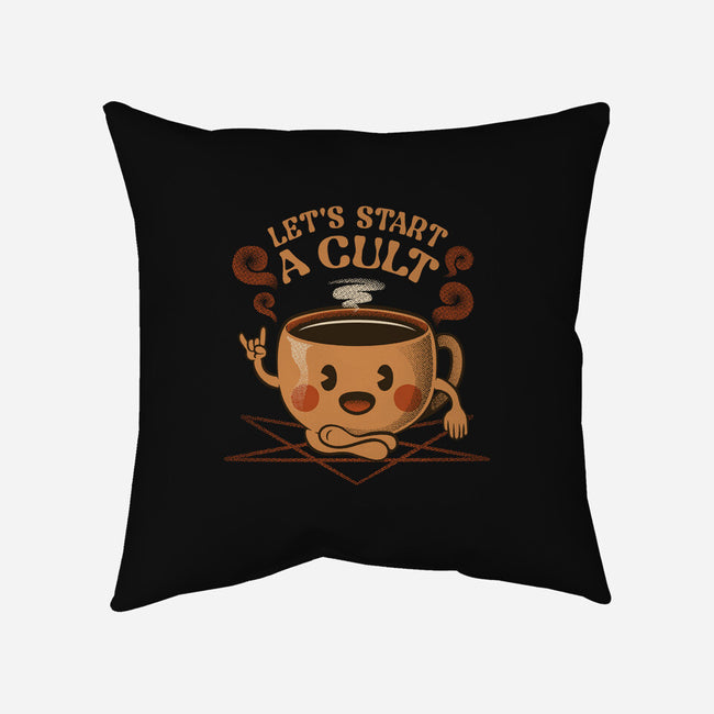 Let's Start A Cult-None-Removable Cover w Insert-Throw Pillow-tobefonseca