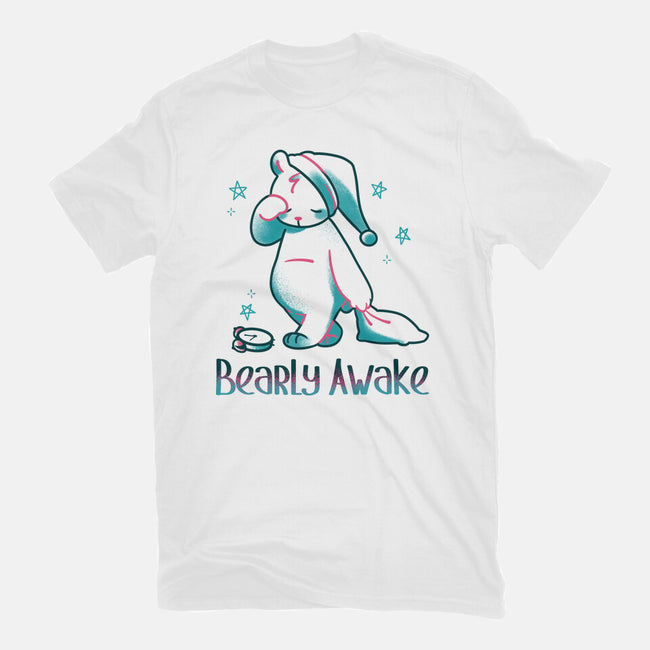 I'm Bearly Awake-Mens-Basic-Tee-tobefonseca