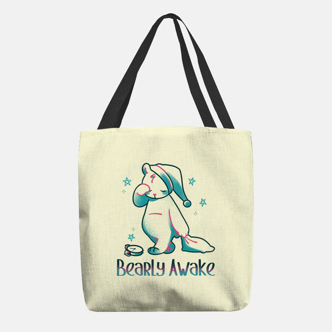 I'm Bearly Awake-None-Basic Tote-Bag-tobefonseca