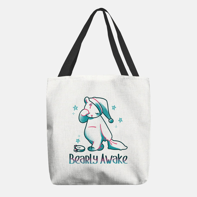 I'm Bearly Awake-None-Basic Tote-Bag-tobefonseca