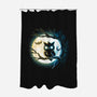 Owl Night-None-Polyester-Shower Curtain-Vallina84