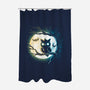 Owl Night-None-Polyester-Shower Curtain-Vallina84