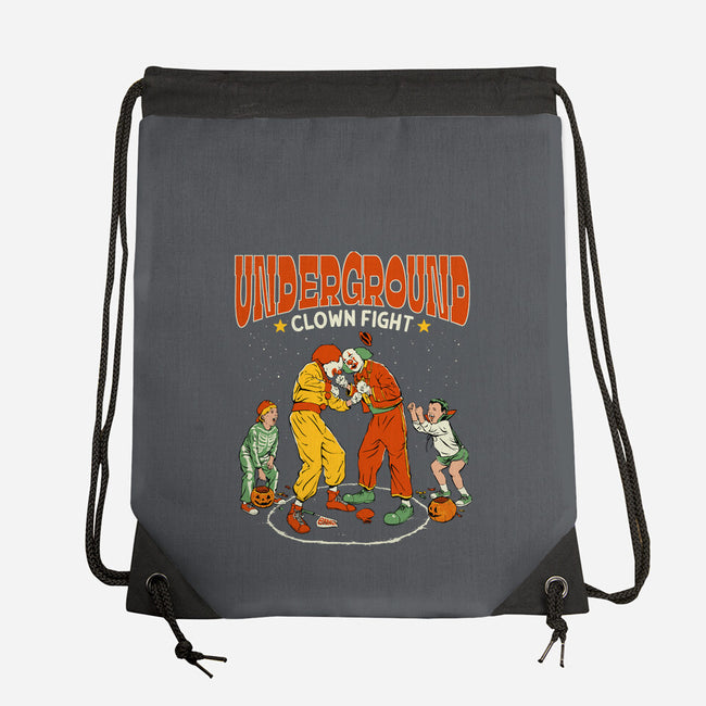 Clown Fight-None-Drawstring-Bag-Hafaell