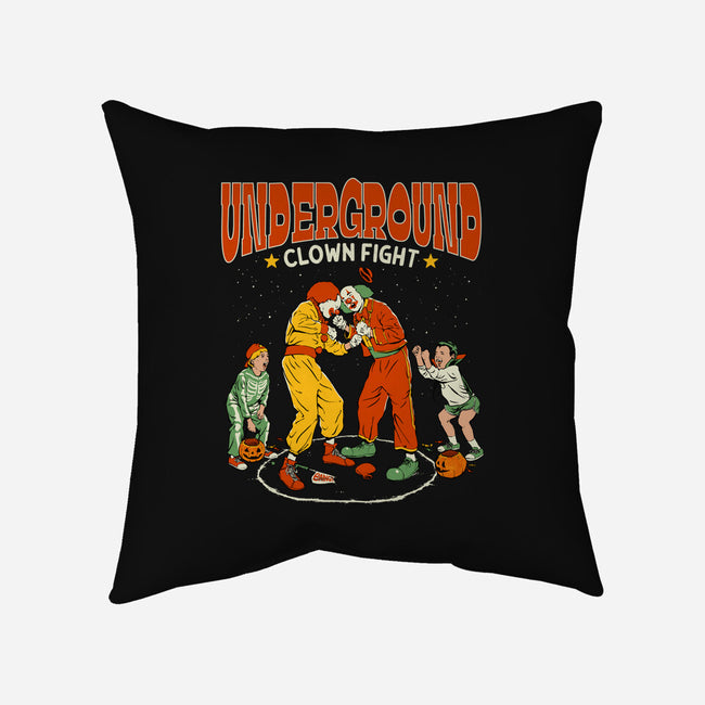 Clown Fight-None-Removable Cover w Insert-Throw Pillow-Hafaell