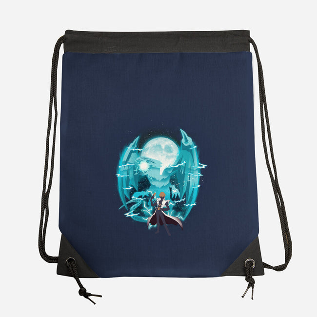 Blue Eyes White Dragon-None-Drawstring-Bag-dandingeroz