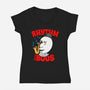 Rhythm And Boos-Womens-V-Neck-Tee-Boggs Nicolas