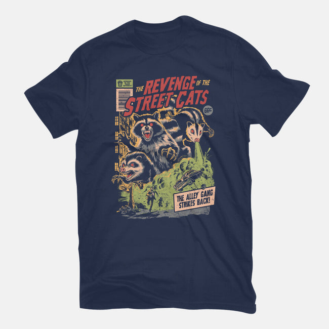 Revenge Of The Street Cats-Womens-Basic-Tee-eduely