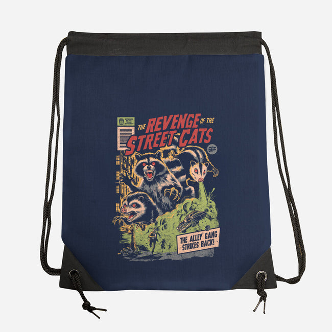 Revenge Of The Street Cats-None-Drawstring-Bag-eduely