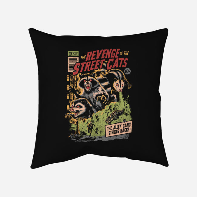 Revenge Of The Street Cats-None-Removable Cover w Insert-Throw Pillow-eduely