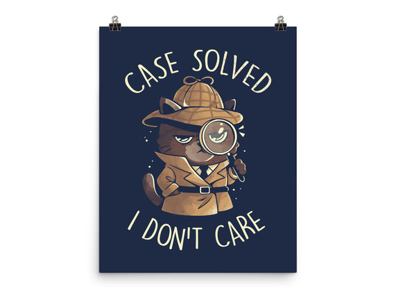 Case Solved I Don't Care