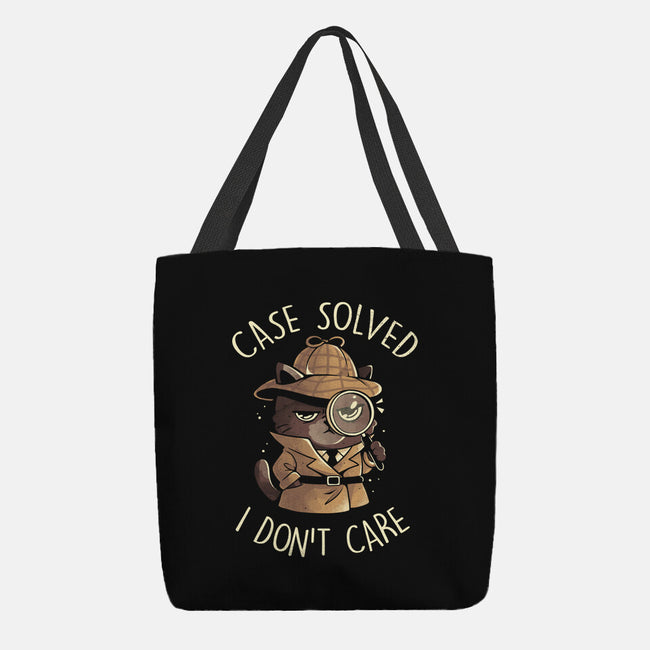 Case Solved I Don't Care-None-Basic Tote-Bag-eduely