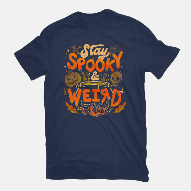 Stay Spooky And Weird-Womens-Basic-Tee-eduely