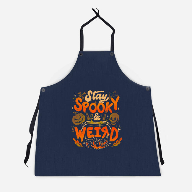 Stay Spooky And Weird-Unisex-Kitchen-Apron-eduely