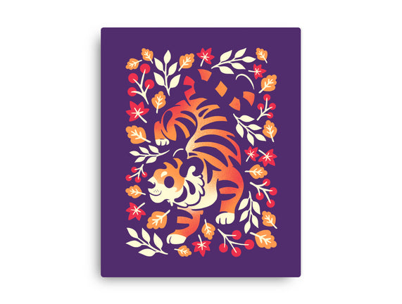 Autumn Cute Tiger