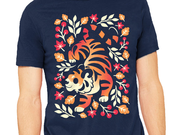 Autumn Cute Tiger