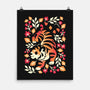 Autumn Cute Tiger-None-Matte-Poster-NemiMakeit