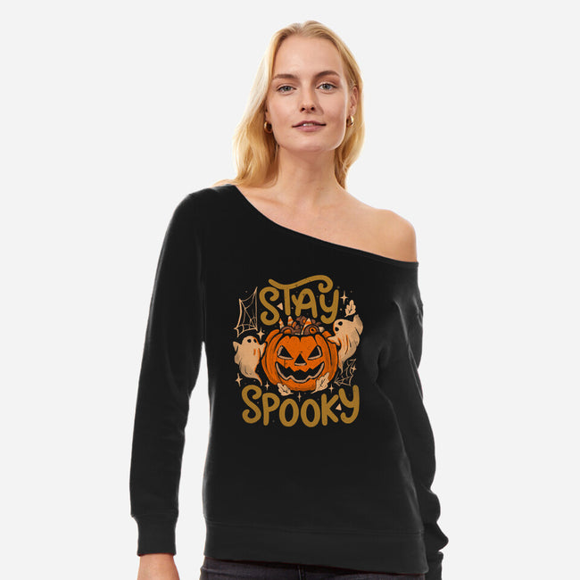 Stay Spooky-Womens-Off Shoulder-Sweatshirt-eduely