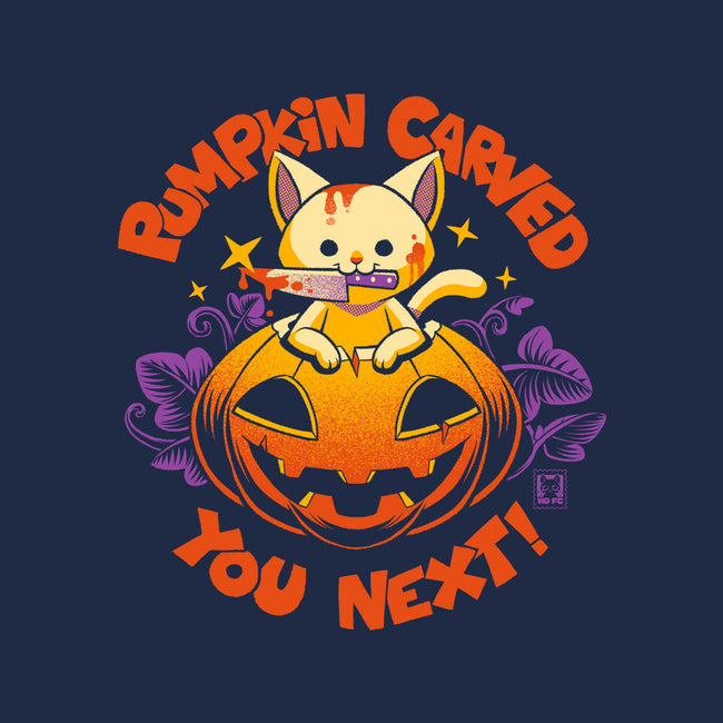 Pumpkin Carved You Next-None-Drawstring-Bag-worlddominationforcats