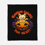 Pumpkin Carved You Next-None-Fleece-Blanket-worlddominationforcats