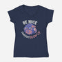 Be Nice I Might Blow Up-Womens-V-Neck-Tee-Estudio Horta