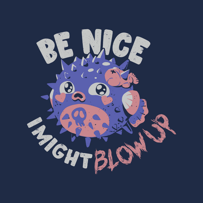 Be Nice I Might Blow Up-Womens-V-Neck-Tee-Estudio Horta