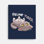 Feline Tired-None-Stretched-Canvas-TechraNova